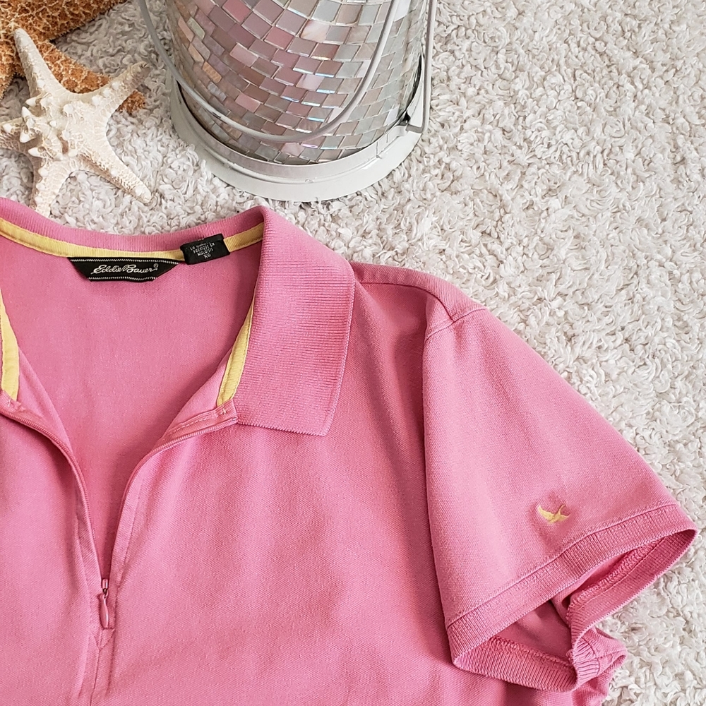 4/$13 Eddie Bauer zip polo style